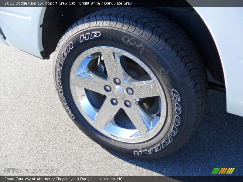 Bright White / Dark Slate Gray 2011 Dodge Ram 1500 Sport Crew Cab
