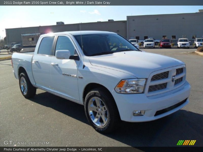 Bright White / Dark Slate Gray 2011 Dodge Ram 1500 Sport Crew Cab