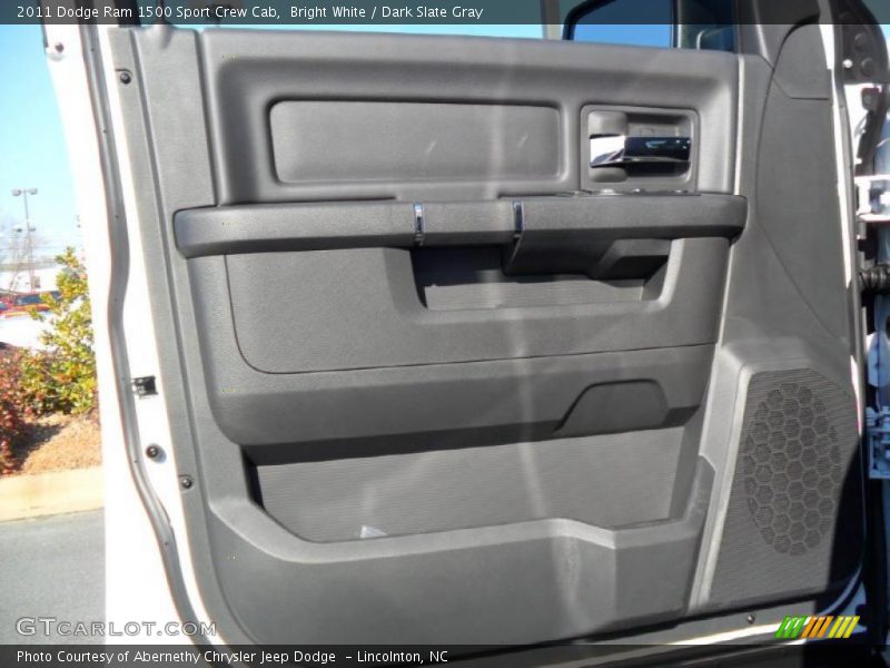 Bright White / Dark Slate Gray 2011 Dodge Ram 1500 Sport Crew Cab
