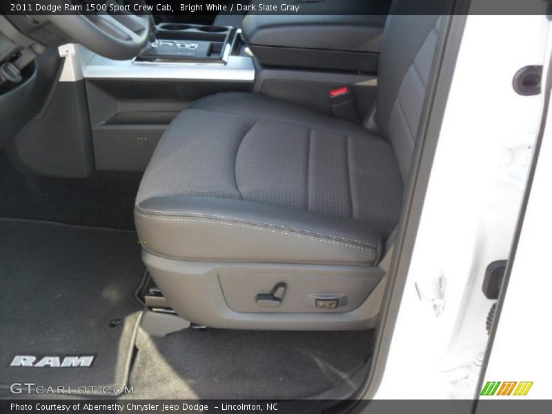 Bright White / Dark Slate Gray 2011 Dodge Ram 1500 Sport Crew Cab