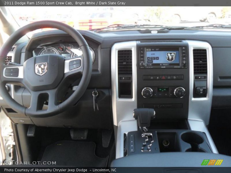 Bright White / Dark Slate Gray 2011 Dodge Ram 1500 Sport Crew Cab