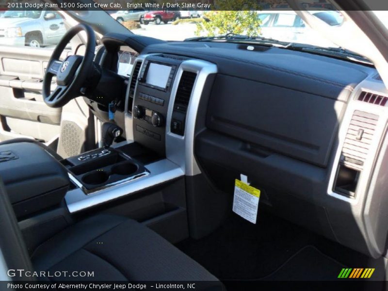 Bright White / Dark Slate Gray 2011 Dodge Ram 1500 Sport Crew Cab