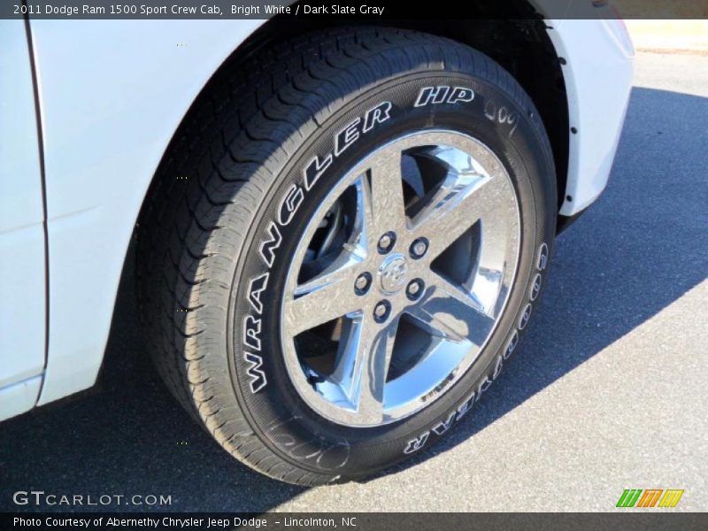 Bright White / Dark Slate Gray 2011 Dodge Ram 1500 Sport Crew Cab