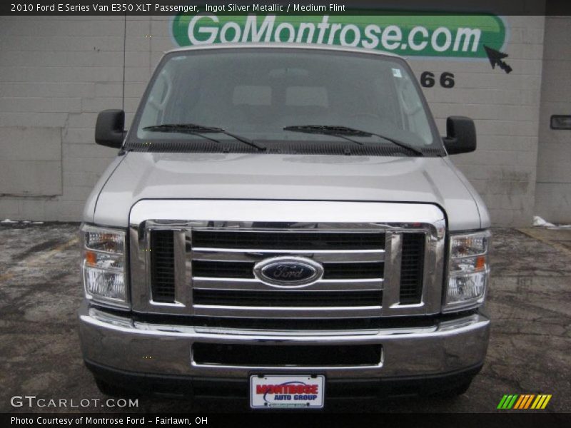 Ingot Silver Metallic / Medium Flint 2010 Ford E Series Van E350 XLT Passenger