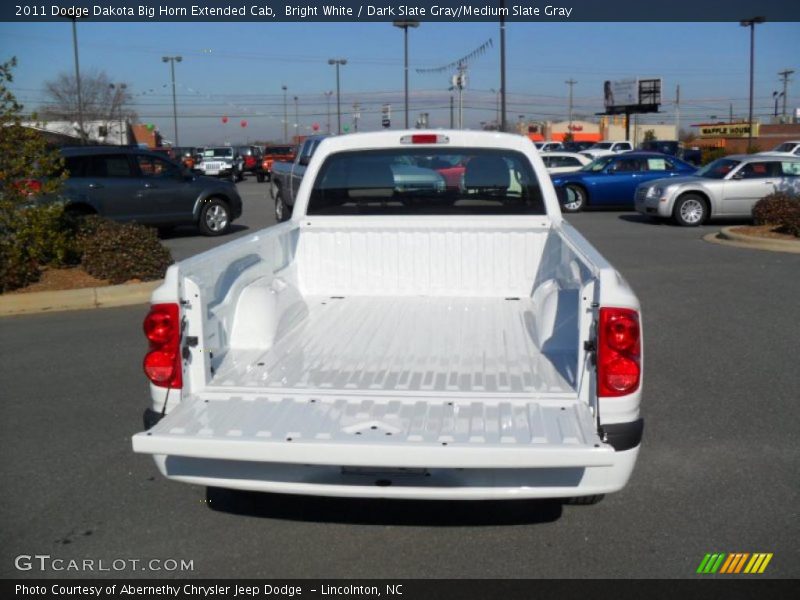 Bright White / Dark Slate Gray/Medium Slate Gray 2011 Dodge Dakota Big Horn Extended Cab