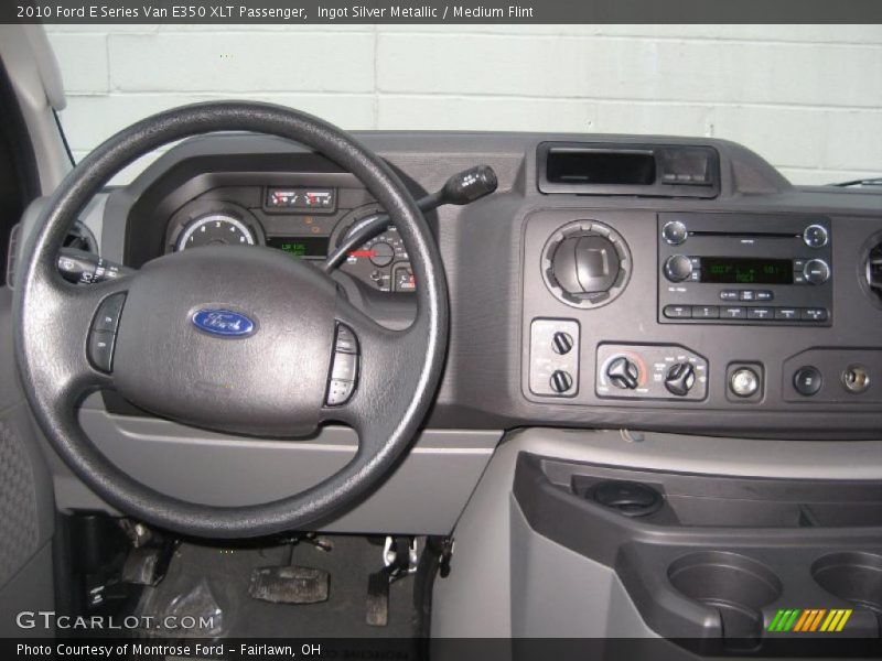 Ingot Silver Metallic / Medium Flint 2010 Ford E Series Van E350 XLT Passenger