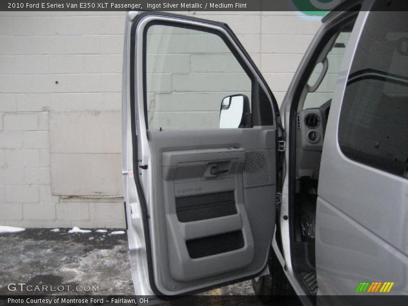 Ingot Silver Metallic / Medium Flint 2010 Ford E Series Van E350 XLT Passenger