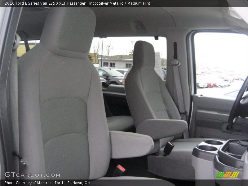 Ingot Silver Metallic / Medium Flint 2010 Ford E Series Van E350 XLT Passenger