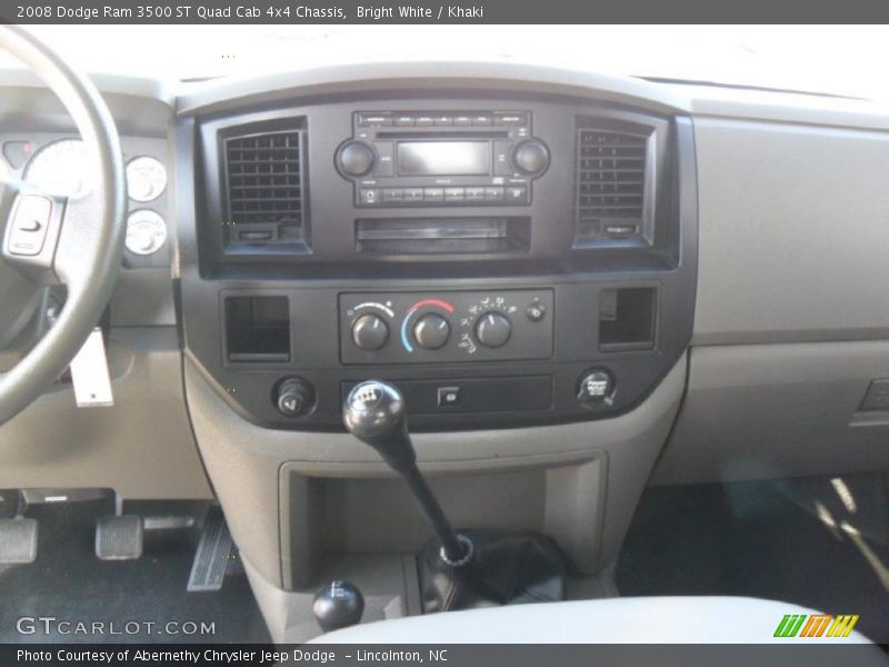 Controls of 2008 Ram 3500 ST Quad Cab 4x4 Chassis