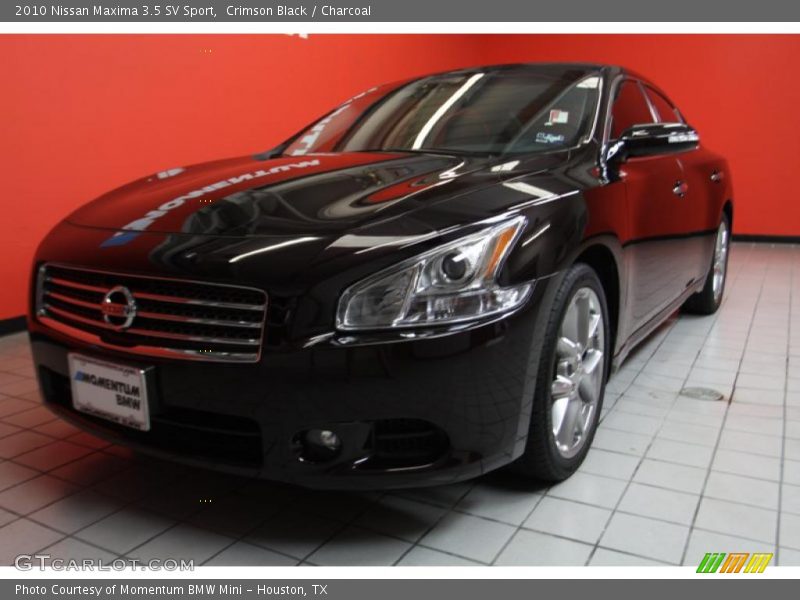 Crimson Black / Charcoal 2010 Nissan Maxima 3.5 SV Sport