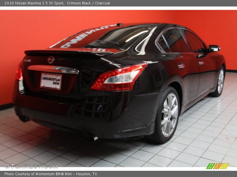 Crimson Black / Charcoal 2010 Nissan Maxima 3.5 SV Sport