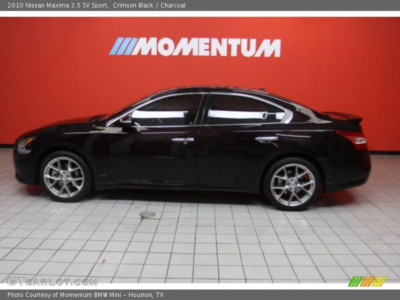 Crimson Black / Charcoal 2010 Nissan Maxima 3.5 SV Sport