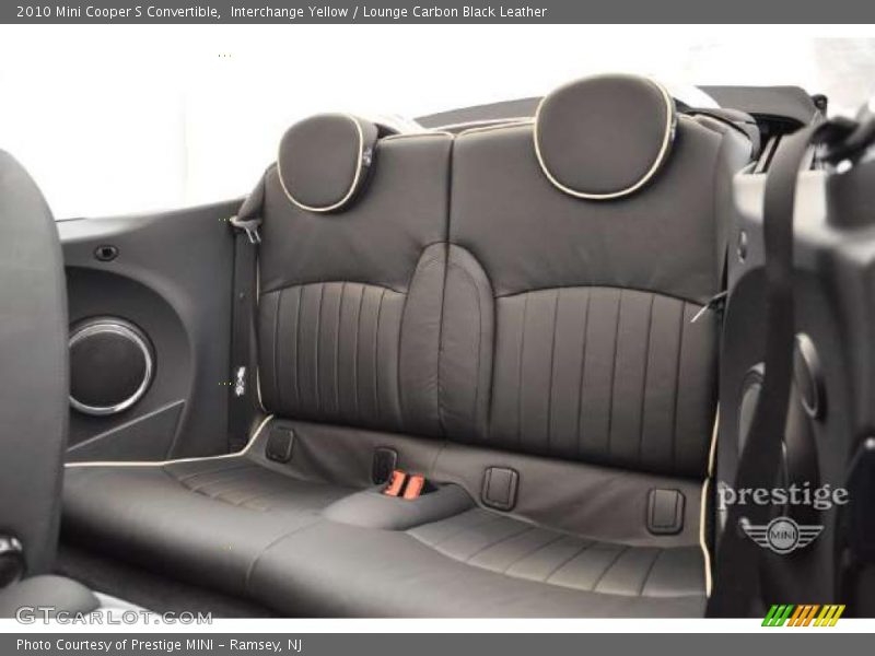 Interchange Yellow / Lounge Carbon Black Leather 2010 Mini Cooper S Convertible