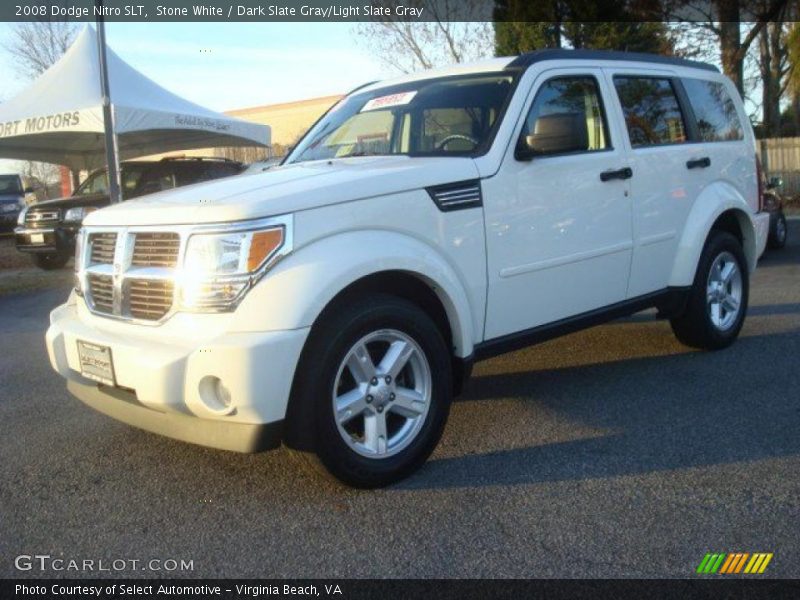 Stone White / Dark Slate Gray/Light Slate Gray 2008 Dodge Nitro SLT