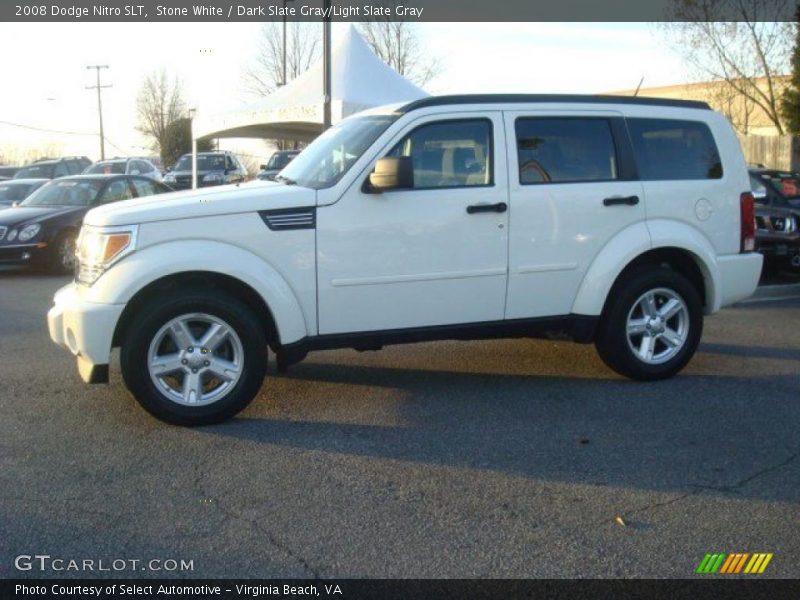 Stone White / Dark Slate Gray/Light Slate Gray 2008 Dodge Nitro SLT