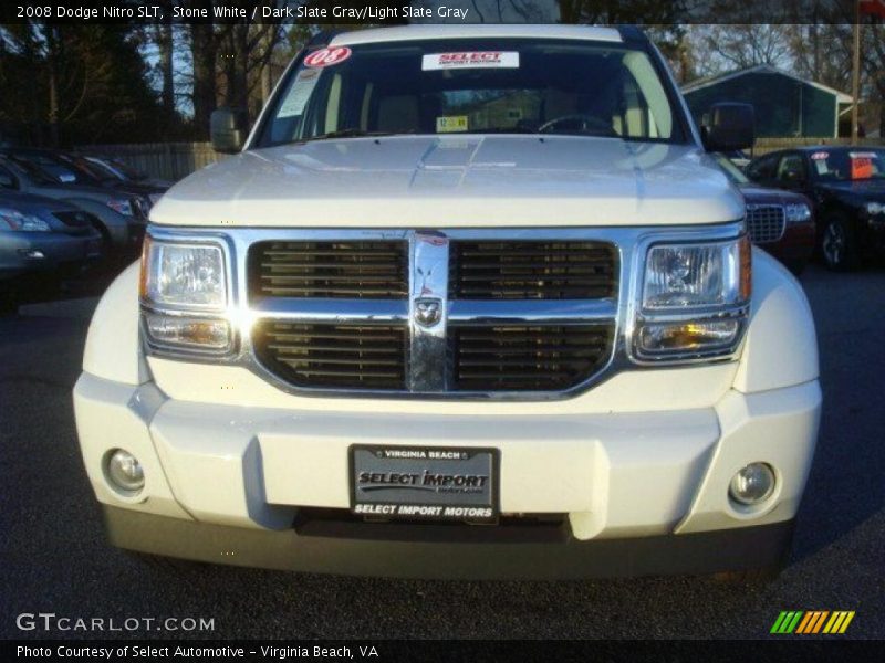 Stone White / Dark Slate Gray/Light Slate Gray 2008 Dodge Nitro SLT