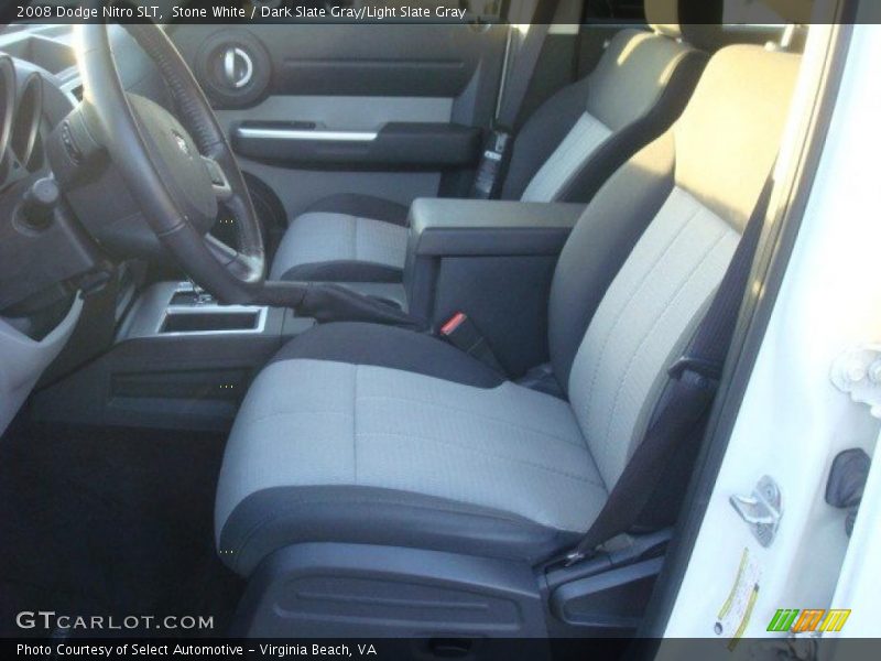 Stone White / Dark Slate Gray/Light Slate Gray 2008 Dodge Nitro SLT