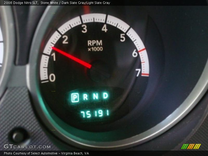 Stone White / Dark Slate Gray/Light Slate Gray 2008 Dodge Nitro SLT