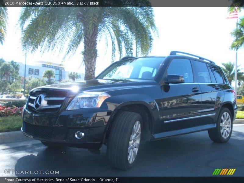 Black / Black 2010 Mercedes-Benz GLK 350 4Matic
