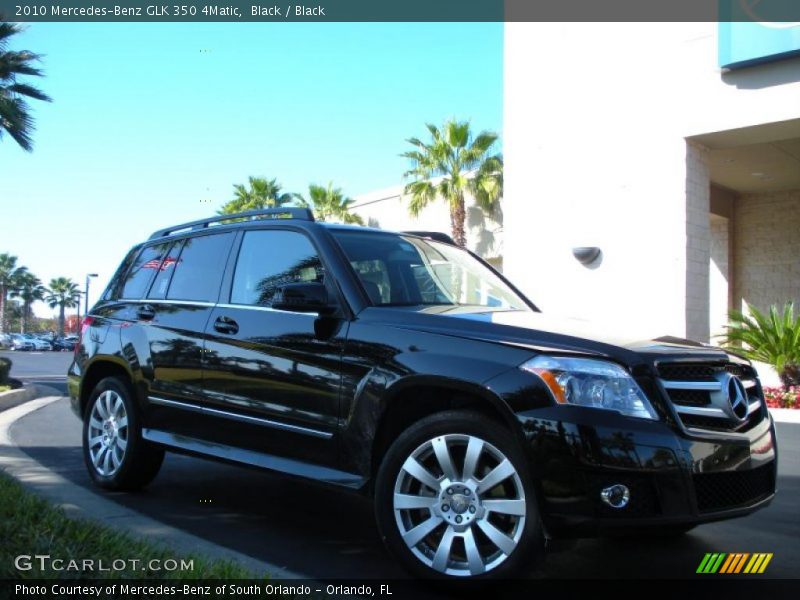 Black / Black 2010 Mercedes-Benz GLK 350 4Matic