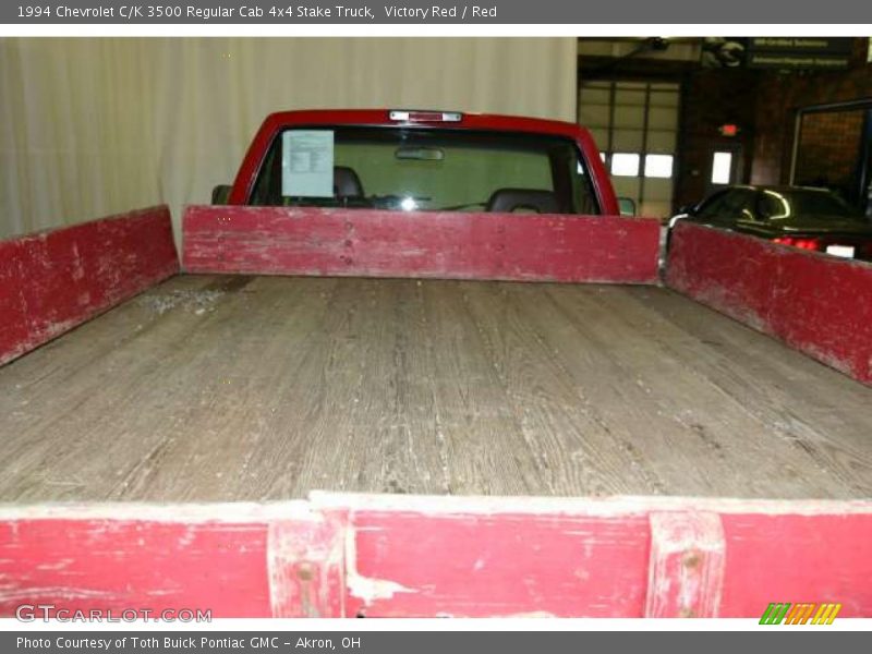 Victory Red / Red 1994 Chevrolet C/K 3500 Regular Cab 4x4 Stake Truck