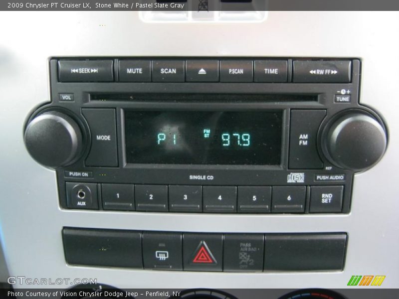Stone White / Pastel Slate Gray 2009 Chrysler PT Cruiser LX