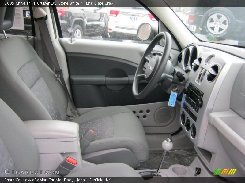 Stone White / Pastel Slate Gray 2009 Chrysler PT Cruiser LX