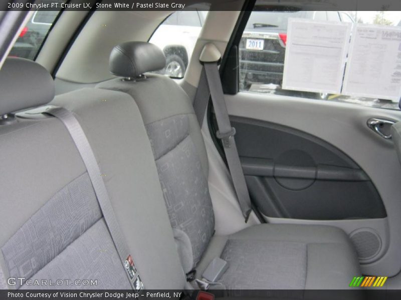 Stone White / Pastel Slate Gray 2009 Chrysler PT Cruiser LX