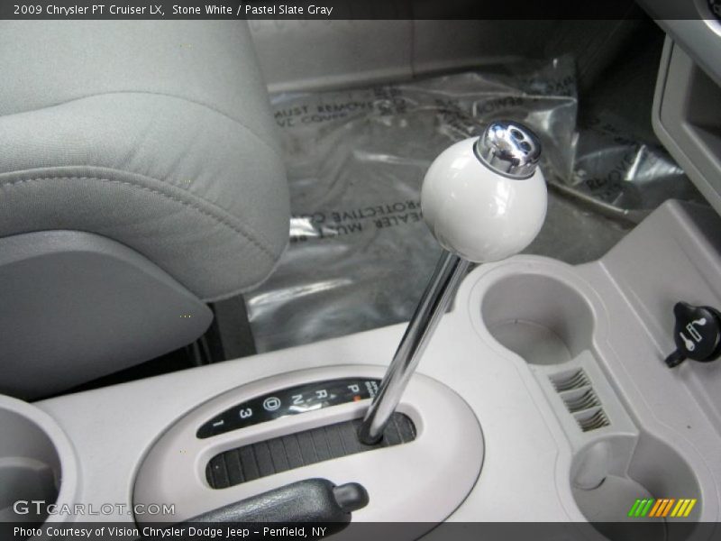 Stone White / Pastel Slate Gray 2009 Chrysler PT Cruiser LX
