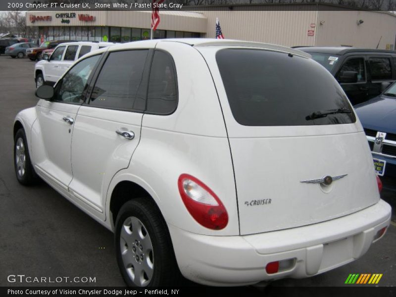 Stone White / Pastel Slate Gray 2009 Chrysler PT Cruiser LX