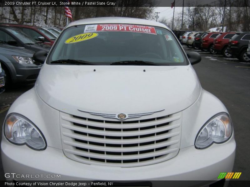 Stone White / Pastel Slate Gray 2009 Chrysler PT Cruiser LX