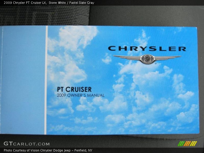 Stone White / Pastel Slate Gray 2009 Chrysler PT Cruiser LX