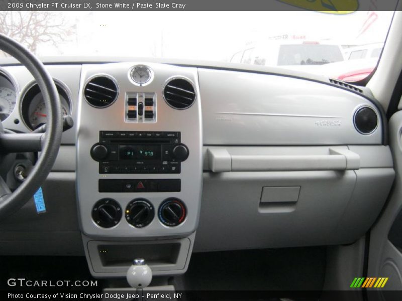 Stone White / Pastel Slate Gray 2009 Chrysler PT Cruiser LX