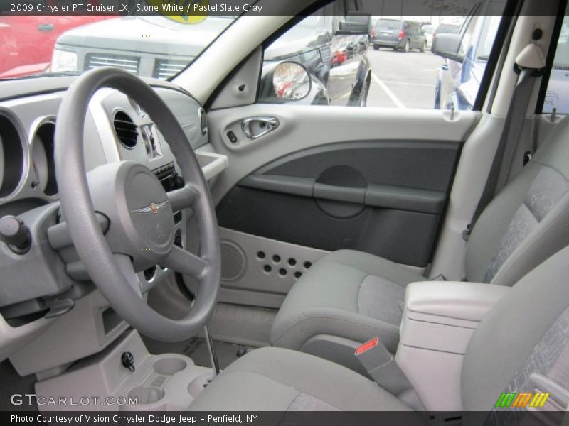 Stone White / Pastel Slate Gray 2009 Chrysler PT Cruiser LX