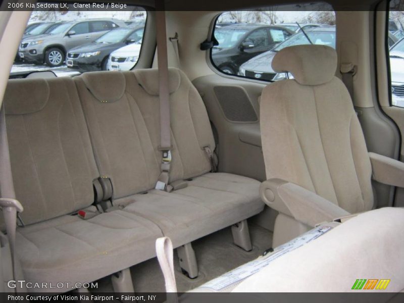 Claret Red / Beige 2006 Kia Sedona LX