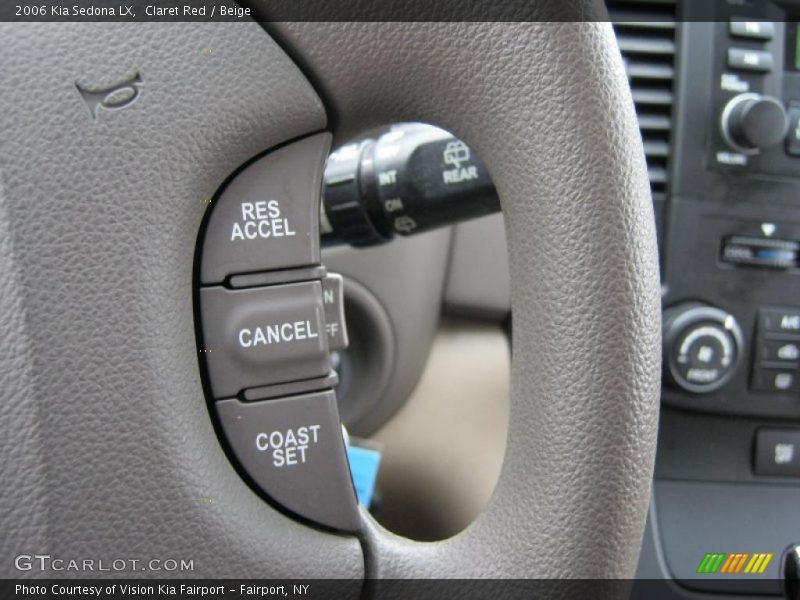 Claret Red / Beige 2006 Kia Sedona LX