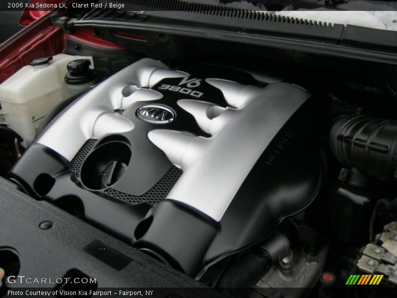 Claret Red / Beige 2006 Kia Sedona LX