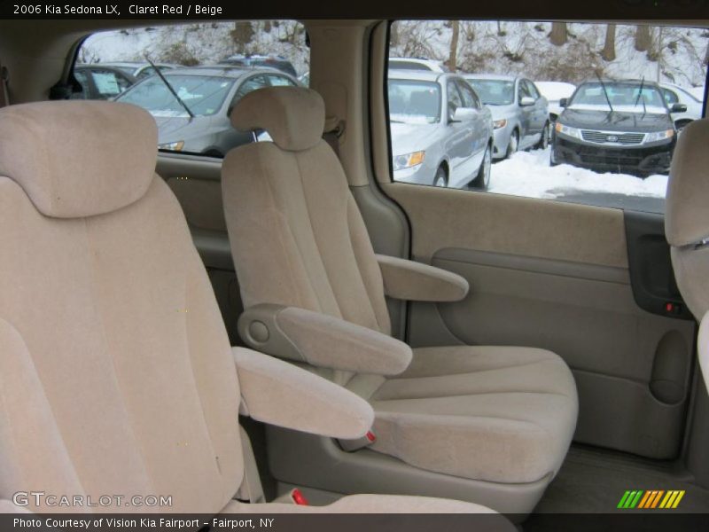 Claret Red / Beige 2006 Kia Sedona LX