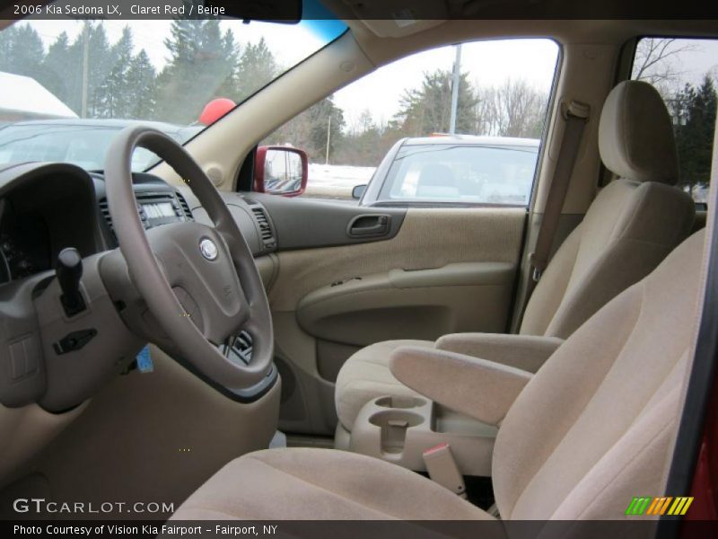 Claret Red / Beige 2006 Kia Sedona LX
