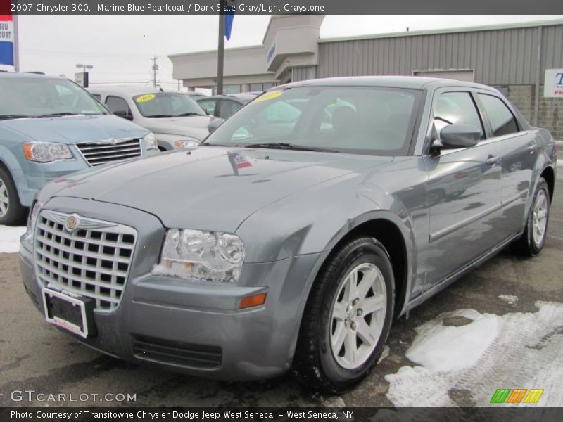 Marine Blue Pearlcoat / Dark Slate Gray/Light Graystone 2007 Chrysler 300