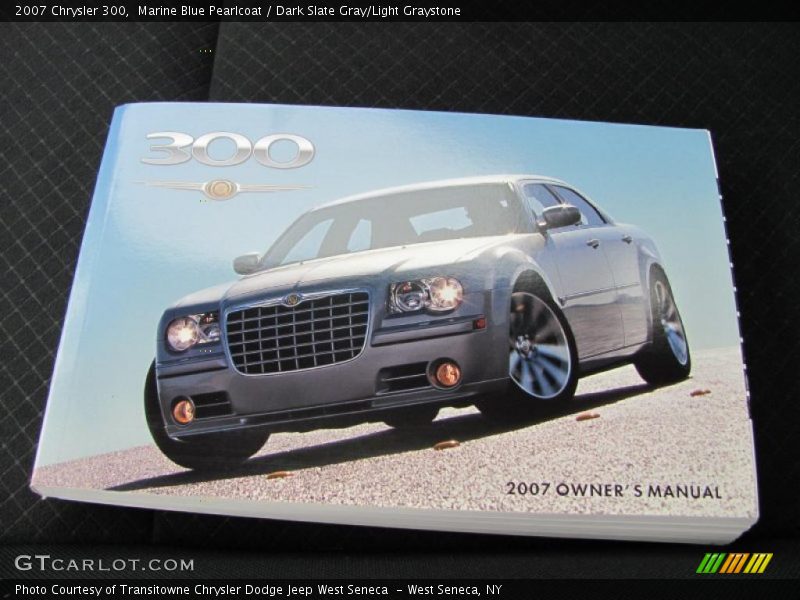 Marine Blue Pearlcoat / Dark Slate Gray/Light Graystone 2007 Chrysler 300