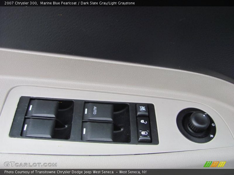 Marine Blue Pearlcoat / Dark Slate Gray/Light Graystone 2007 Chrysler 300
