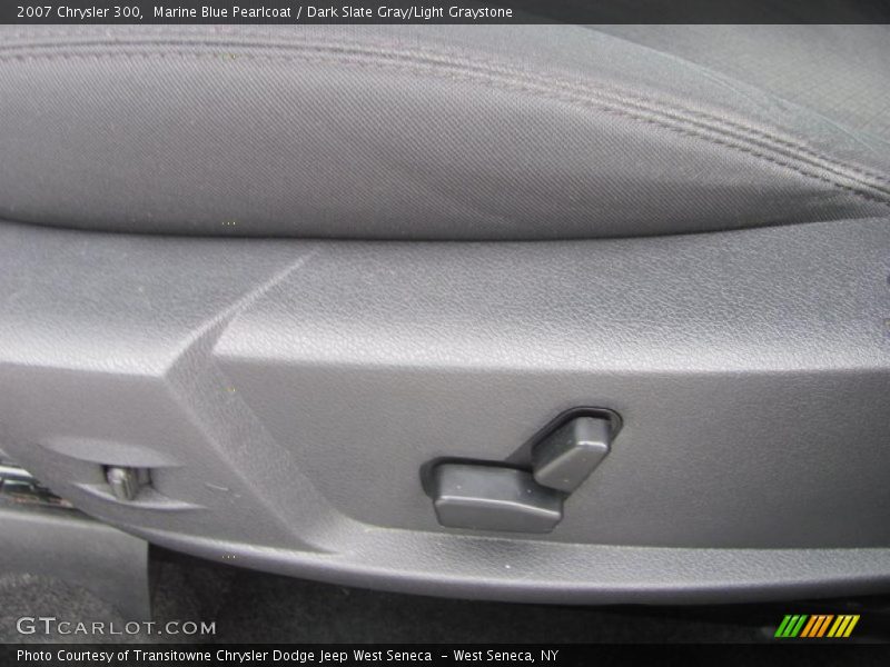 Marine Blue Pearlcoat / Dark Slate Gray/Light Graystone 2007 Chrysler 300