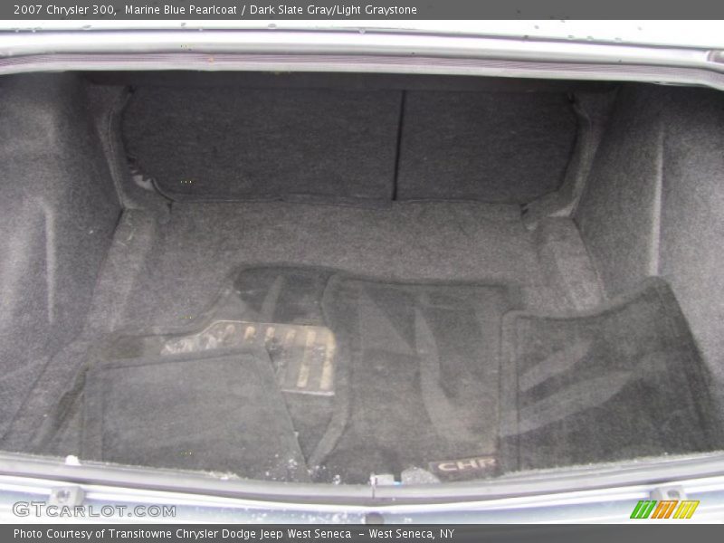 Marine Blue Pearlcoat / Dark Slate Gray/Light Graystone 2007 Chrysler 300