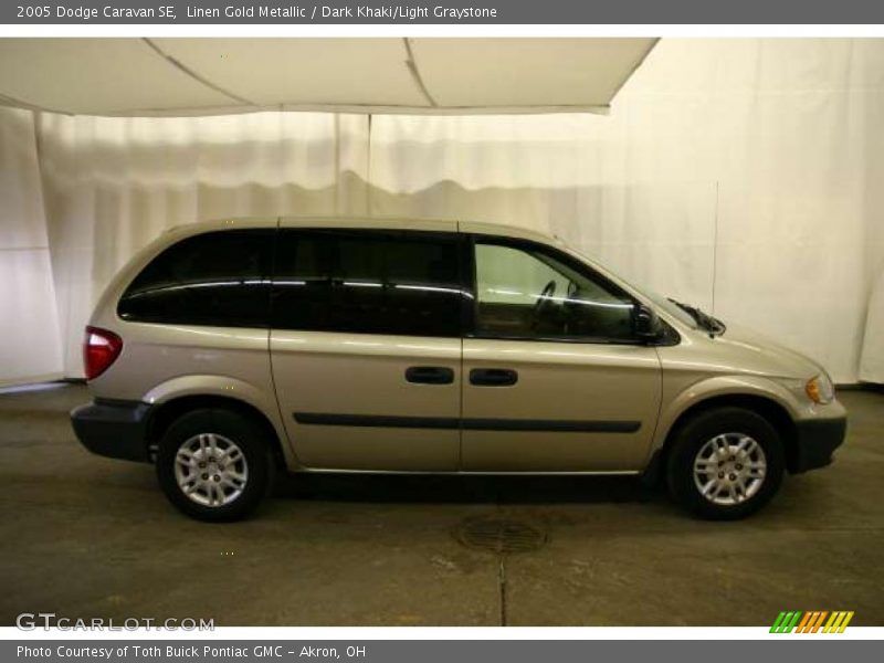 Linen Gold Metallic / Dark Khaki/Light Graystone 2005 Dodge Caravan SE