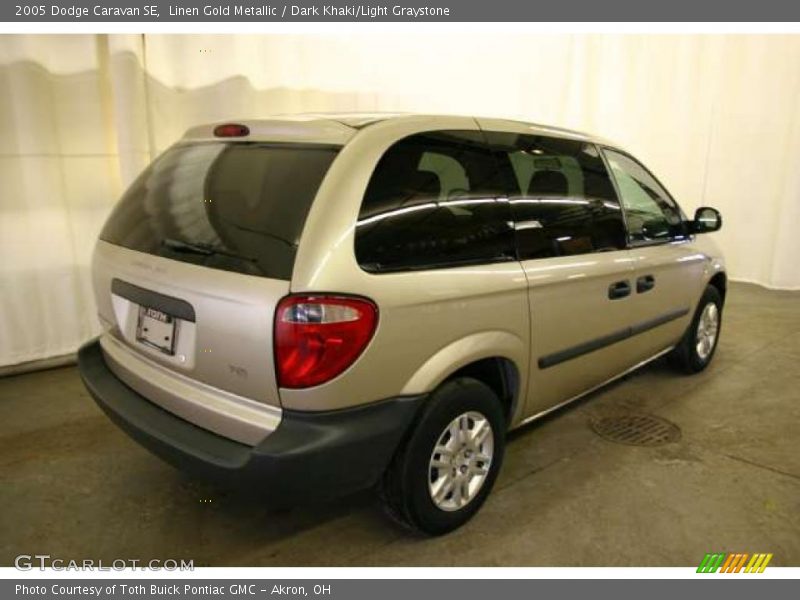 Linen Gold Metallic / Dark Khaki/Light Graystone 2005 Dodge Caravan SE