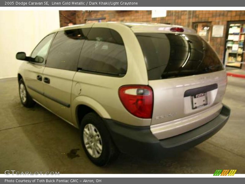 Linen Gold Metallic / Dark Khaki/Light Graystone 2005 Dodge Caravan SE