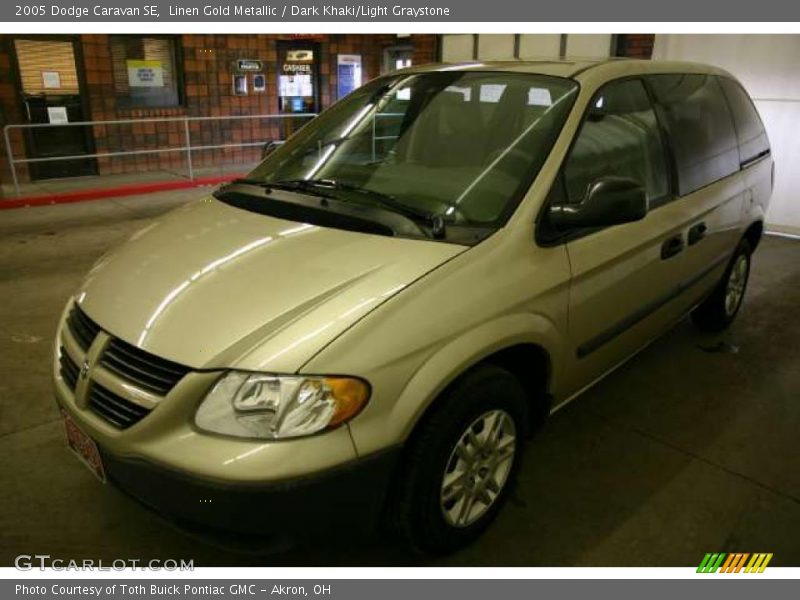 Linen Gold Metallic / Dark Khaki/Light Graystone 2005 Dodge Caravan SE