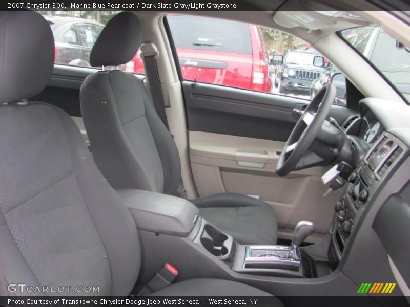 Marine Blue Pearlcoat / Dark Slate Gray/Light Graystone 2007 Chrysler 300