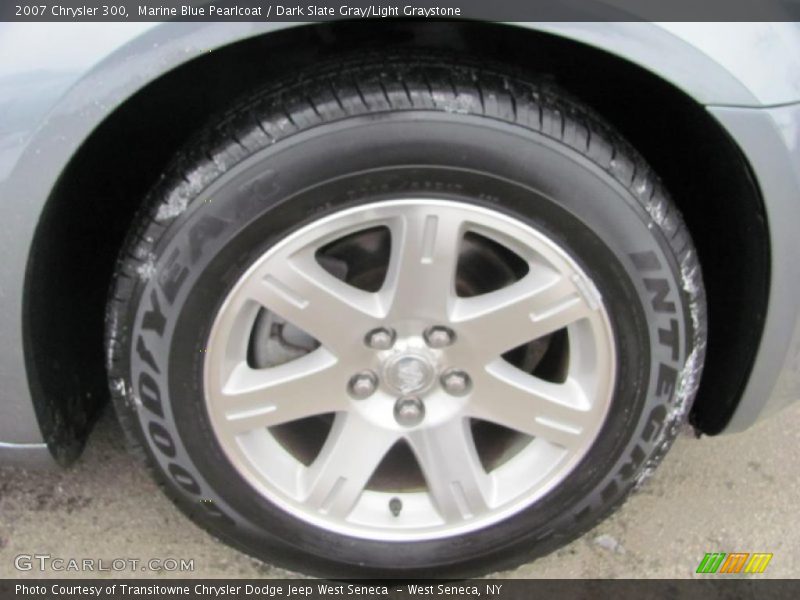 Marine Blue Pearlcoat / Dark Slate Gray/Light Graystone 2007 Chrysler 300